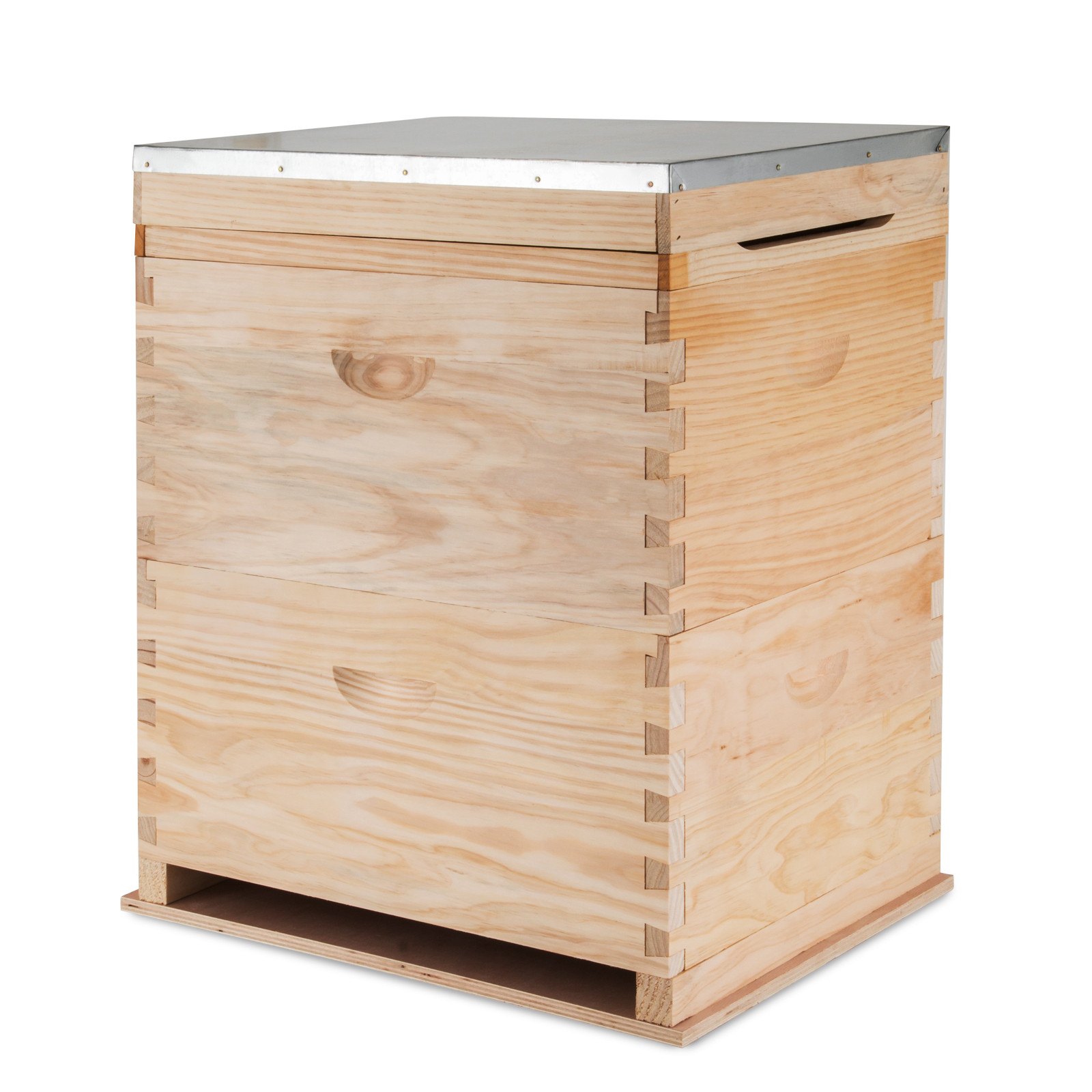 Ultra Simple Beehive Langstroth BeeHive 1 Deep 1 Medium Top Quality Natural Wood