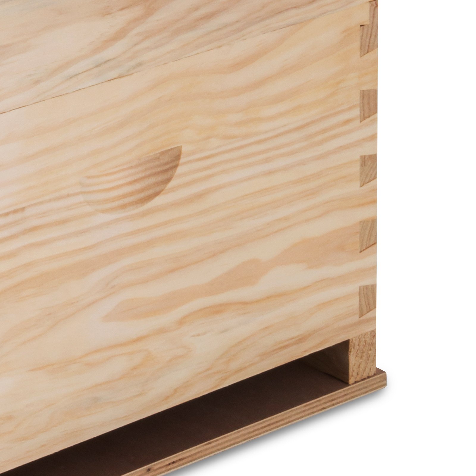 Ultra Simple Beehive Langstroth BeeHive 1 Deep 1 Medium Top Quality Natural Wood