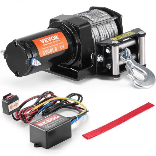 Elektriline ATV vints 12V, 1361 kg, terastrossiga