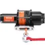 VEVOR Electric Winch, 4500 lb Line Pull Capacity, 12V DC ATV/UTV Winch with Φ1/4 in x 39 ft 12 Strands Synthetic Rope Aluminum Fairlead Wireless & Wired Remote Control, IP55 Waterproof for UTV ATV