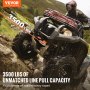 VEVOR Elektrisk spil ATV UTV 3500 lb Syntetisk reb Vandtæt kablet kontrol