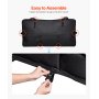 50L ATV Rear Storage Bag 600D Oxford Cloth Rear Cargo Bag with Sponge Cushion