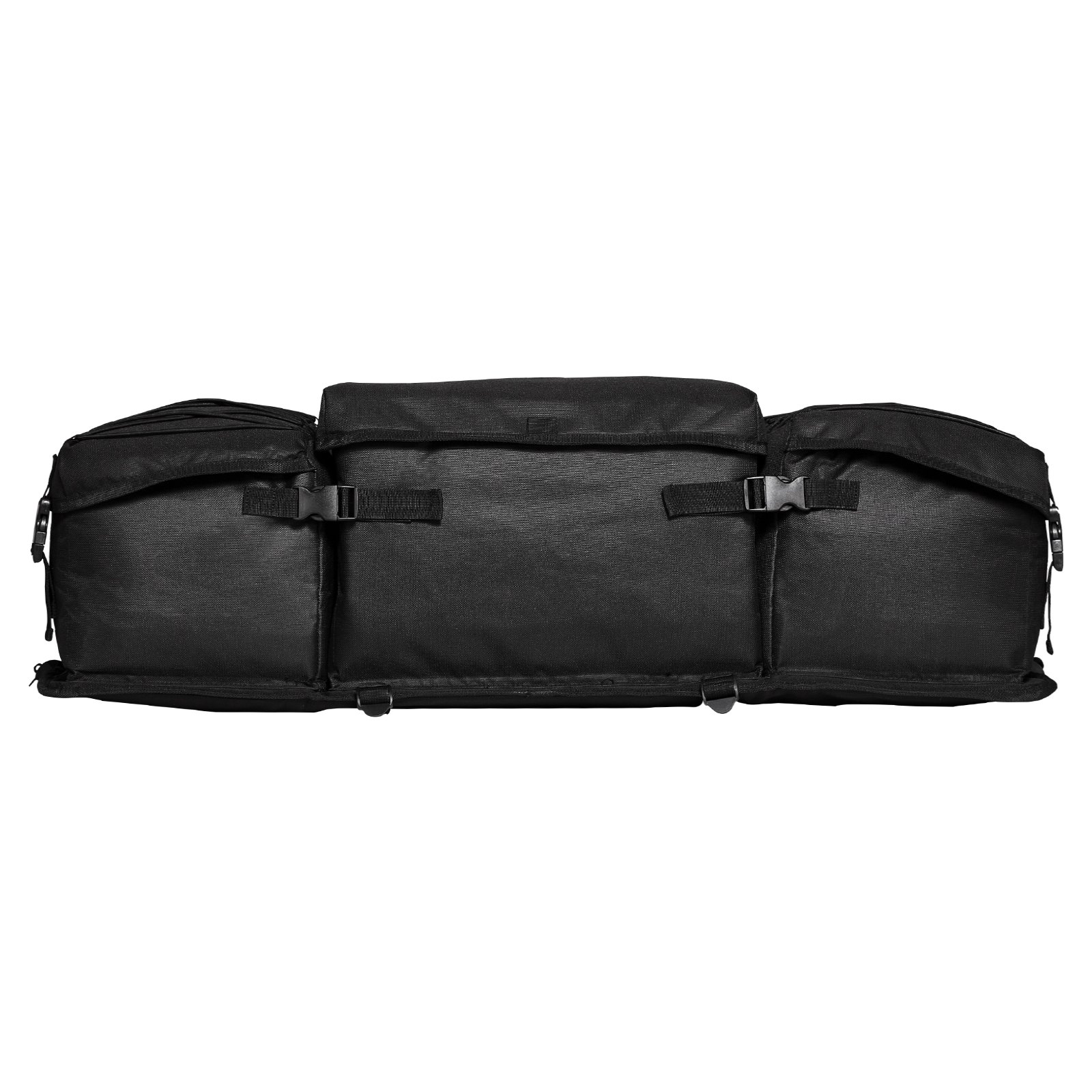 VEVOR ATV Rear Storage Bag, 50L ATV Rear Cargo Bag with Sponge Seat Cushion & Bottle Holder, 600D Oxford Cloth Rear Seat Gear Bag Fit Most ATVs with Rear Rack, Compatible with ATV, UTV, Can-Am Vehicle