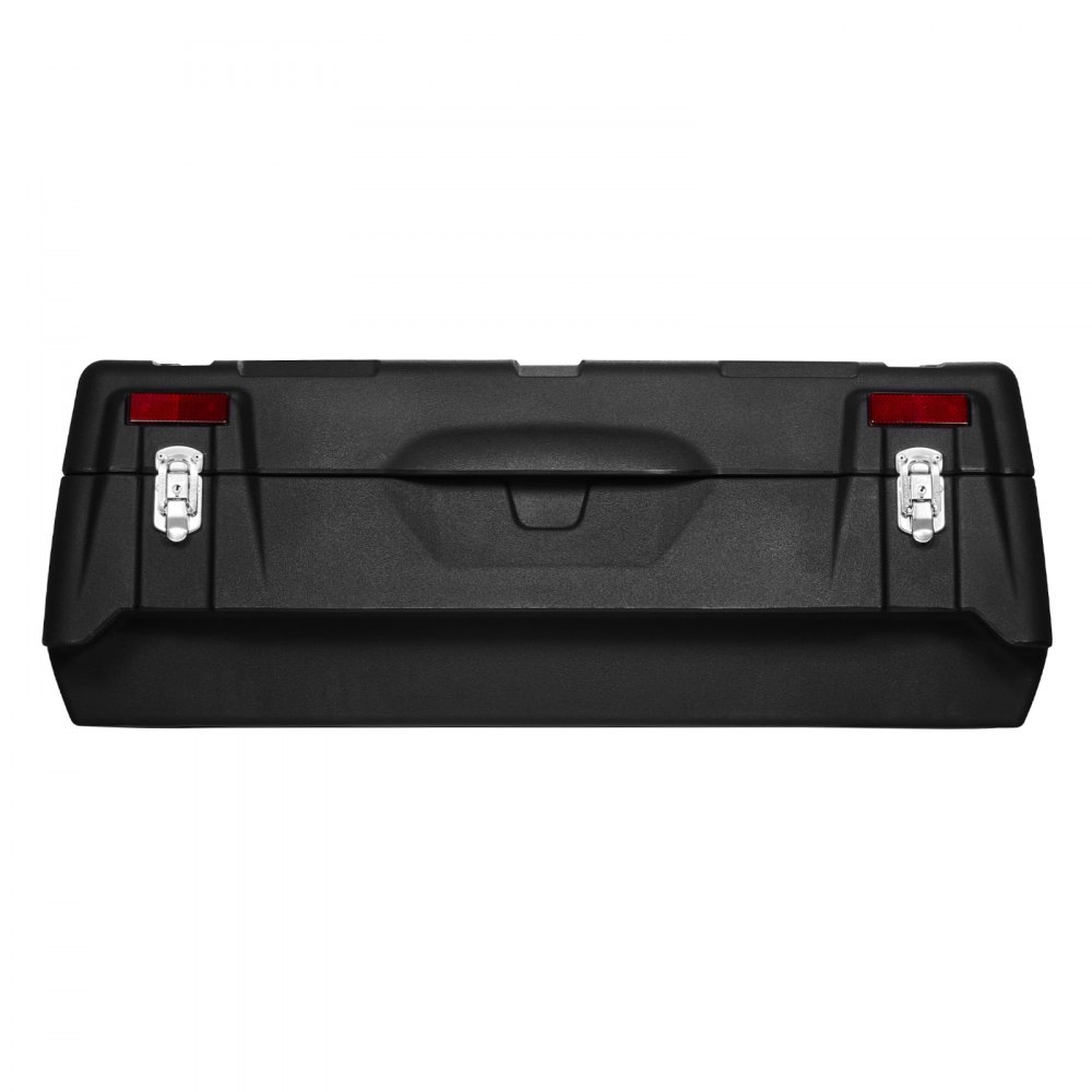 VEVOR Caja de almacenamiento trasera para ATV, 95 L, con respaldo acolchado, LLDPE impermeable y caja de almacenamiento de equipo con cerradura, compatible con la mayoría de los ATV con portaequipajes trasero, compatible con vehículos ATV, UTV y Can-Am.