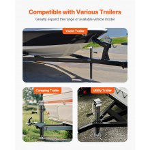VEVOR A Frame Trailer Jack Bolt on Trailer Tongue Jack 5000 lbs 15-inch Travel