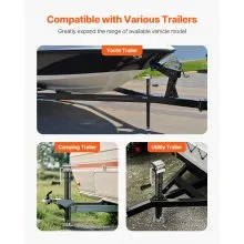VEVOR A Frame Trailer Jack Bolt on Trailer Tongue Jack 5000 lbs 15-inch Travel