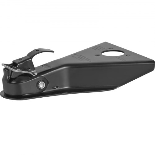 VEVOR A-Frame Trailer Coupler, Fits 2-Inch Hitch Ball Size, 8000 lbs Towing Capacity, Heavy Duty Steel Coupler, Ideal for Towing Station Wagons, Pickup Trucks, SUVs, Campers, Black Coating Surface