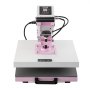 VEVOR Heat Press Machine 15x15 in Slide Out Heat Transfer Machine T-Shirts Pink