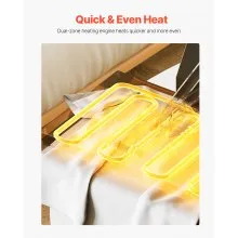 VEVOR Heat Press, 15 x 15 inch Heat Press Machine for T-shirts, Fast and Even Heating, Easy to Use, High Pressure for Digital Industrial-Quality Sublimation Printer for Transfer Vinyl, T-shirt, Black