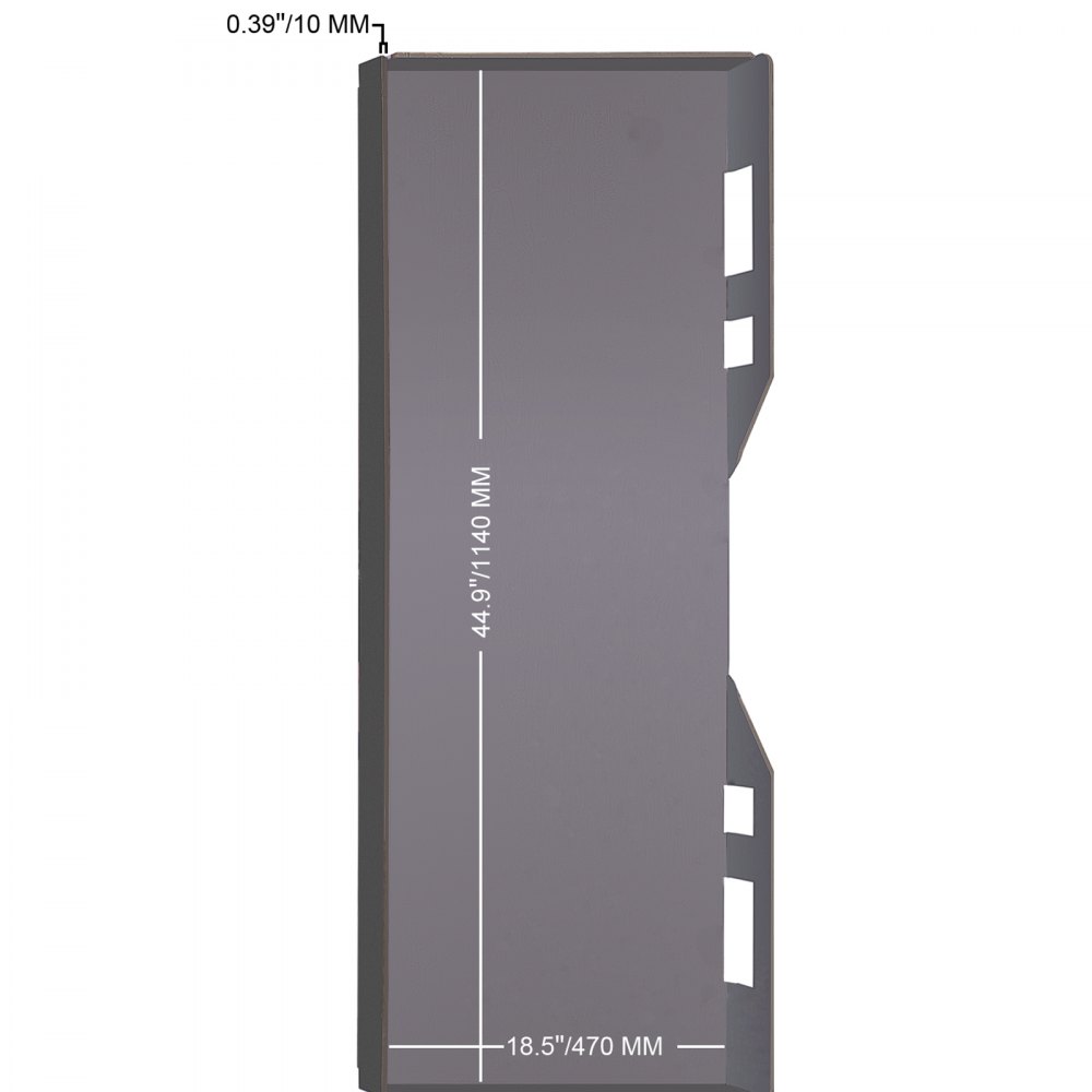 Placa de montaje de dirección deslizante de montaje rápido Universal Vevor 0,39 "para Tractor