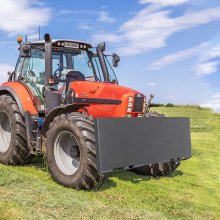 VEVOR Skid Steer Mount Plate 0.47" Thick Skid Steer Attachment Plate High Quality Steel Quick Attachment Loader Plate with 3 Additional Welding Rods Easy to Weld or Bolt to Different Accessories