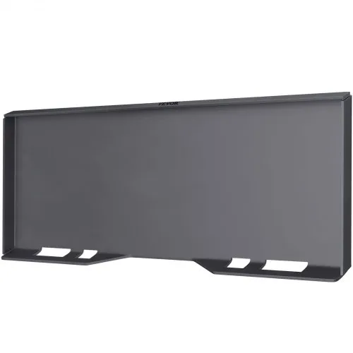 VEVOR Skid Steer Mount Plate 0.24" Thick Skid Steer Attachment Plate High Quality Steel Quick Attachment Loader Plate with 3 Additional Welding Rods Easy to Weld or Bolt to Different Accessories