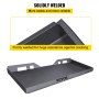 VEVOR Skid Steer Mount Plate Thick Skid Steer Attachment Plate Steel Quick Attachment Loader Plate with 3 Additional Welding Rods Easy to Weld or Bolt to Different Accessories (5/16")