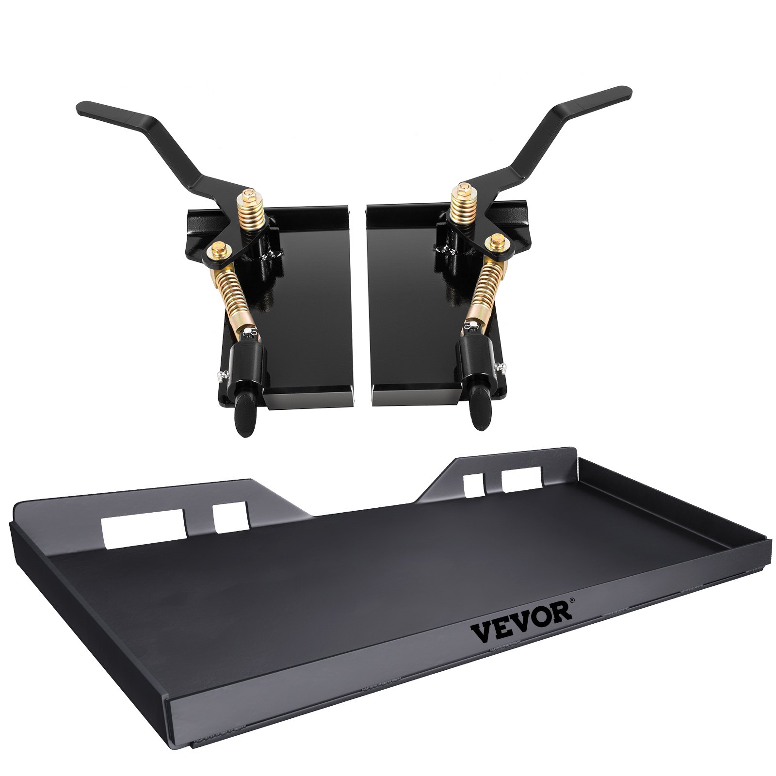 VEVOR Skid Steer Attachment 1/4in Skid Steer Quick Attach Plate Inside Width 45" Skidsteer Attachment 18.5" Height Quick Attach Skid Steer Attachments for Buckets, Plows, Forks
