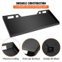 VEVOR 3/8" Top Bar Thick 1/4"Thick Skid Steer Bobcat Plate Quick Tach Attachment Mount Plate