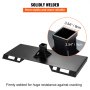 VEVOR 3/8" Top Bar Thick 1/4"Thick Skid Steer Bobcat Plate Quick Tach Attachment Mount Plate