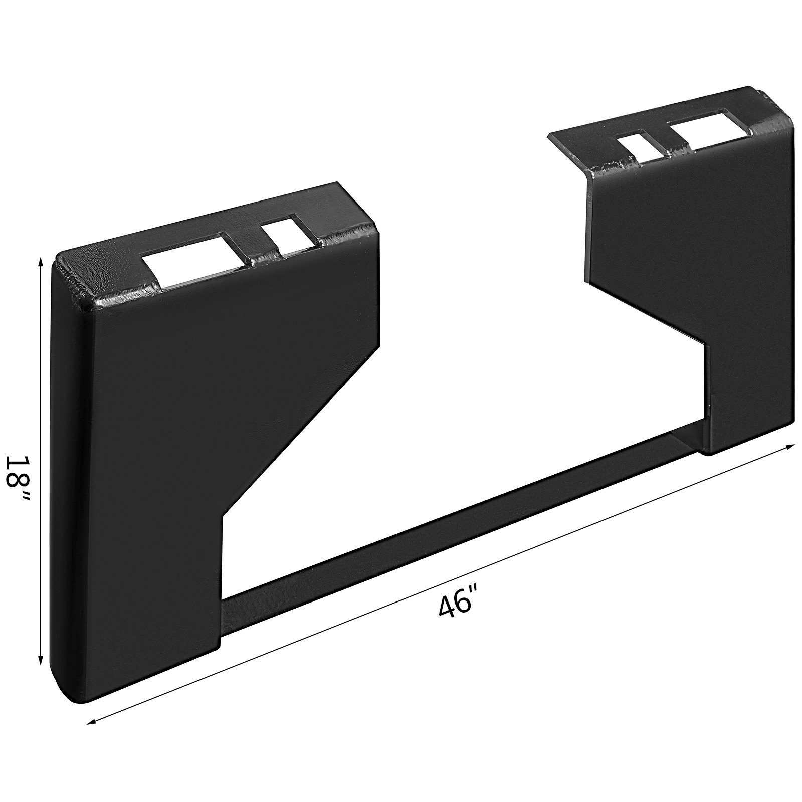 VEVOR 3/8" Quick Tach Attachment Mount Plate Skid Steer Bobcat