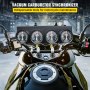 Motorcycle Fuel Vacuum Carburetor Synchronizer Carb Sync 4 Gauges Balancer Kit