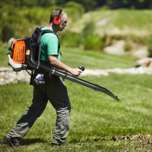 VEVOR Backpack Leaf Blower 52CC 2-Cycle Gas Leaf Blower 480CFM Air Volume 175MPH