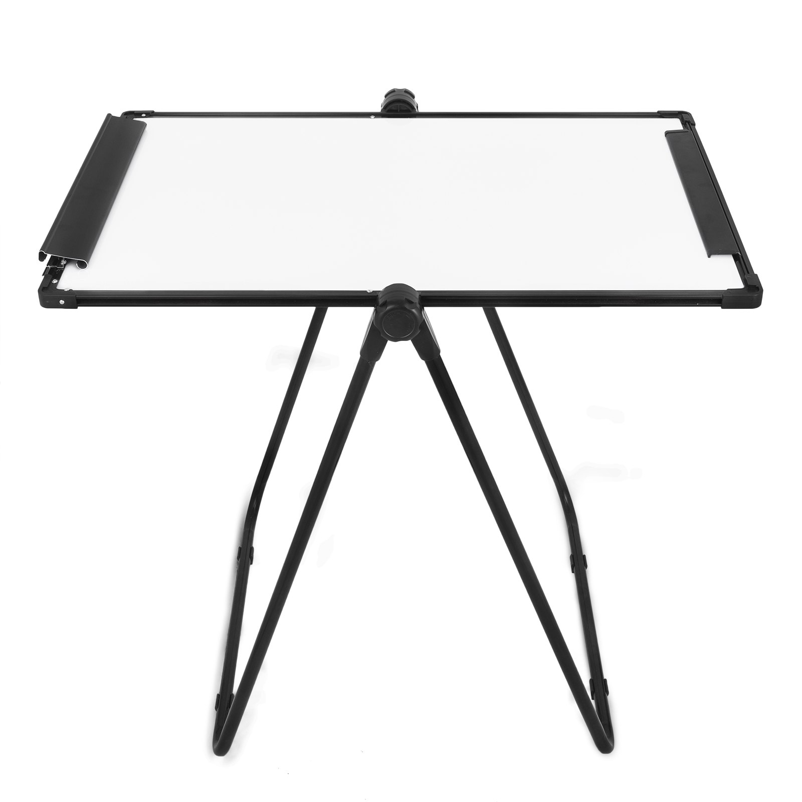 VEVOR Magnetic White Board 26 x 36 inch Rotatable Dry Erase Board Rotatable Height Adjustable 3.1ft-5.6ft Foldable Double Sides