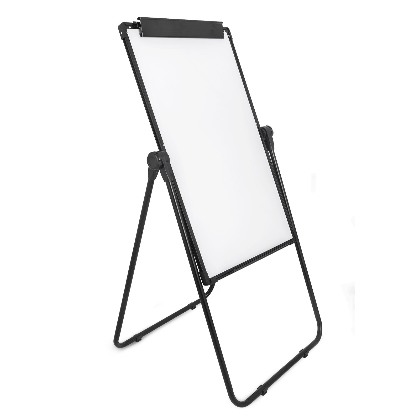 VEVOR Magnetic White Board 26 x 36 inch Rotatable Dry Erase Board Rotatable Height Adjustable 3.1ft-5.6ft Foldable Double Sides