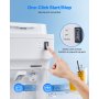 Commercial Ice Shaver 220LBS/H Electric Snow Cone Maker Ice Crusher White