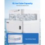Commercial Ice Shaver 220LBS/H Electric Ice Crusher Snow Cone Maker White