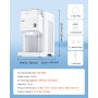VEVOR Commercial Ice Shaver Machine, 1.91QT /1.8L Large Electric Ice Cube Crusher Shaved Maker with 300W Premium Motor, Stainless Steel Blades, for Bar Mixing Seafood Preservation Home Party, White
