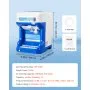 VEVOR Commercial Ice Shaver Crusher, 286lbs Per Hour Electric Snow Cone Maker with 2L Ice Cube Box, 250W 1500RPM Tabletop Shaved Ice Machine for Parties Events Snack Bar, Home and Commercial Use (Blue)