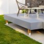 VEVOR Base de poste de 15 x 15 cm, 1 soporte de anclaje ajustable de acero inoxidable (diámetro interior de 15 x 14 cm), para barandilla de pabellón, terraza, porche, soporte decorativo.