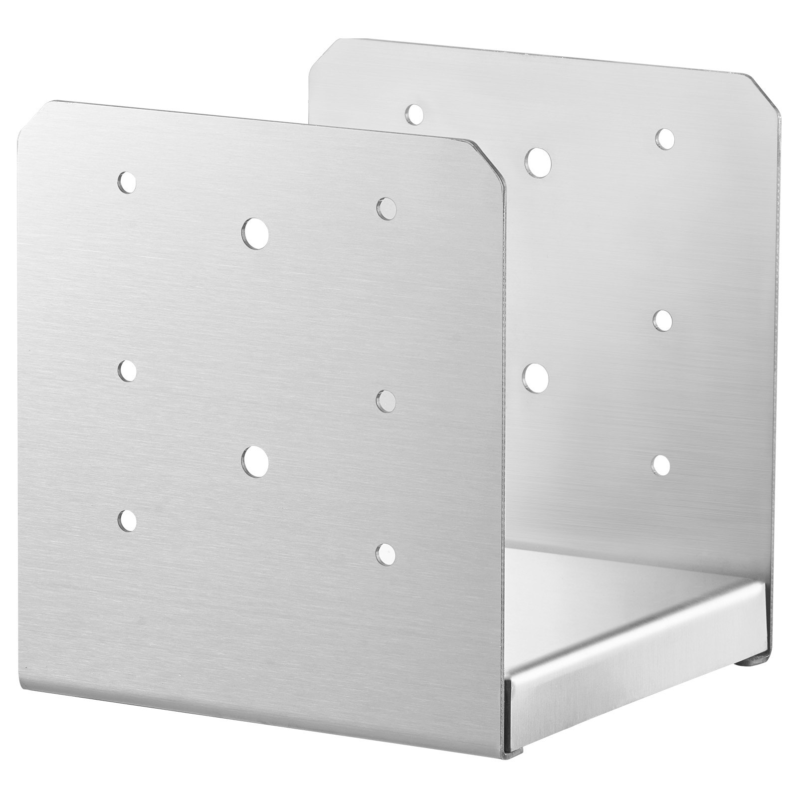 VEVOR 152.4x152.4 Post Base, 1Pcs Stainless Steel Adjustable Post Anchor Bracket(Internal 150 x 139.7), Adjustable Post Base for Pavilion Deck Porch Handrail Railing Support Decorative Anchor Plate