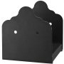 VEVOR 6x6 Post Base 2 Pcs, Inner Size 5.9x5.55 inch / 150x141 mm Post Brackets, Heavy Duty Carbon Steel Decking Posts, Wood Posts Brackets for Pavilion Deck Railing Support Deck Base Plate, Black
