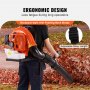 VEVOR Backpack Leaf Blower, 79CC 2-Cycle Gas Leaf Blower with 3L Fuel Tank, 930CFM Air Volume 184MPH Speed, Ideal for Lawn Care, Leaf Cleaning, and Snow Removal