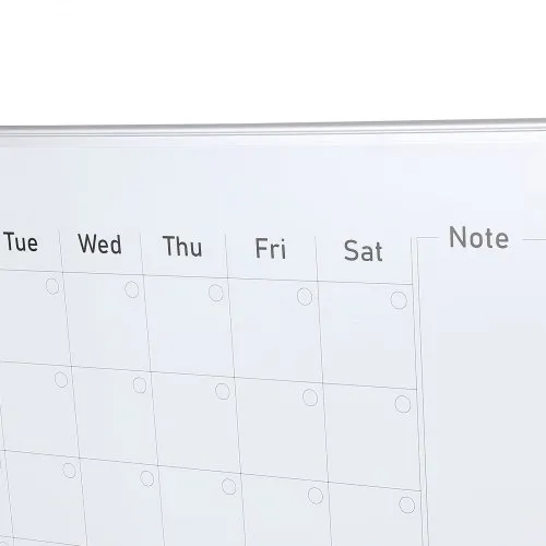 VEVOR Calendar Whiteboard, 36 x 24 Inches Magnetic Dry Erase
