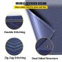 Κινούμενες κουβέρτες VEVOR, 12 συσκευασίες - 80" x 72" (42 lb/dz βάρος), επαγγελματικές κουβέρτες συσκευασίας από μη υφαντό & ανακυκλωμένο βαμβάκι, μαξιλαράκια αποστολής βαρέως τύπου για προστασία επίπλων, δαπέδων, μπλε
