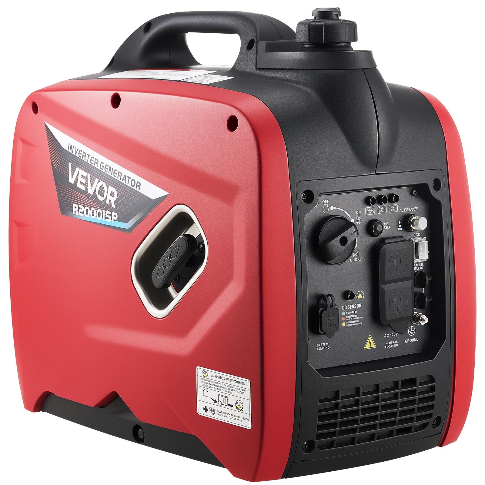 Portable Invertors VEVOR Inverter Generator, 2900W Peak Watt Quiet Inverter Generator ...