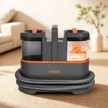 Portable Carpet Cleaner Machine Dual-Water Tank 11.5Kpa Upholstery Cleaner