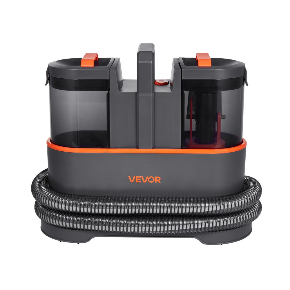 VEVOR Carpet Cleaner Machine, 1.5 L Clean Water Tank & 0.8 L Dirty Water Tank, Portable Upholstery Shampooer, 11.5Kpa Handheld Furniture Extractor, Spot and Stain Deep Cleaner for Rug, Couch, Car