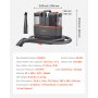VEVOR Carpet Cleaner Machine, 1.5 L Clean Water Tank & 0.8 L Dirty Water Tank, Portable Upholstery Shampooer, 11.5Kpa Handheld Furniture Extractor, Spot and Stain Deep Cleaner for Rug, Couch, Car