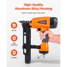 VEVOR Pneumatic Staple Gun 16 Gauge 7/16-inch Medium Crown Air Stapler 70-120PSI