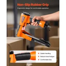 VEVOR Pneumatic Carton Closing Stapler 13 Gauge Air Staple Gun for 1-3/8" Crown