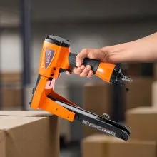VEVOR Pneumatic Carton Closing Stapler 13 Gauge Air Staple Gun for 1-3/8" Crown
