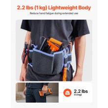 VEVOR Pneumatic Staple Gun, 21 Gauge Pneumatic Upholstery Stapler for 80 Series 12.8mm Crown 6mm-16mm Length Staples, 70-110 PSI Air Staple Gun for Woodworking, Upholstering, Crafts, DIY Projects
