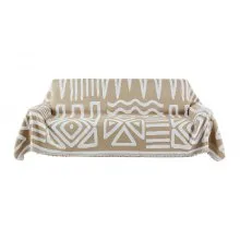 Couch Slipcover 117.72 x 71.26 Inch Scratch-Resistant Chenille Sofa Covers Khaki