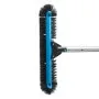 VEVOR Pool Brush Head, 20 Inch Scrub Brushes with Nylon Bristles and Aluminum Pole Connector, Heavy Duty Curved Brush Head for Cleaning Inground/Above Ground Swimming Pool Walls, Pole Not Included