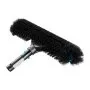 VEVOR Pool Brush Head, 20 Inch Scrub Brushes with Nylon Bristles and Aluminum Pole Connector, Heavy Duty Curved Brush Head for Cleaning Inground/Above Ground Swimming Pool Walls, Pole Not Included