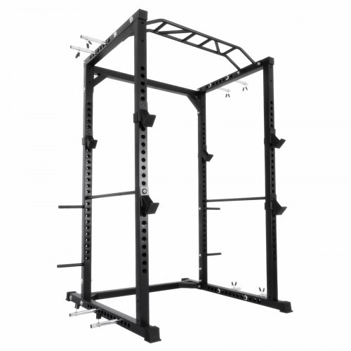 Fitness 48" Deep Short Power Tower Deep Rack Squat Barbell Pull Up Rock Updated