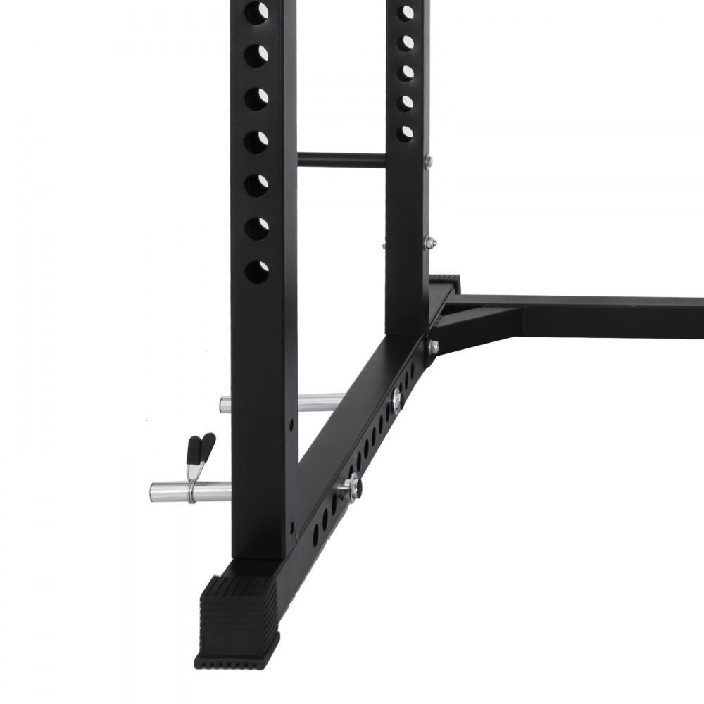 Fitness 48" Deep Short Power Tower Deep Rack Squat Barbell Pull Up Rock Updated