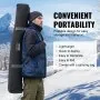 VEVOR Portable Ice Shelter, 3-4 Person Insulated Pop-Up Ice Fishing Tent, 35 Square Feet Fishable Area, Thermal Ice Shanty for Winter Fishing, Ice Cube with Anchors, Ropes, Carrying Bag, 71"x71", Red