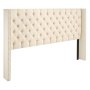 VEVOR Headboard, King Size Headboard with Adjustable Height, Comfortable Diamond Tufted for King Size Bed, W84.1 x H (54.33-60.24) x D 8.27 in, Ideal for Bedroom, Hotel, Homestay, Dormitory, Cream